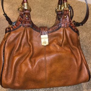 Brahmin Elisa toasted almond tricolor